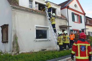 Milizfeuerwehr Basel-Stadt, Rettungsübung Im langen Loh 251 Feuerwehrübung